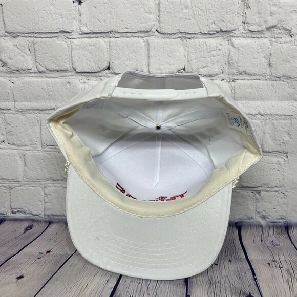 Vintage Hat Cap Snapback White Trucker Rope TRIMAC Transportation Embroidered - Picture 6 of 9